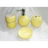 Buy cheap Stoneware Porcelain Ceramic Bathroom Set Earthenware Hand Painted Tennis Ball Shaped from wholesalers