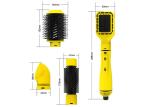 Negative Ion Detachable Hair Dryer Brush Set 4 in 1 DC Motor 24V