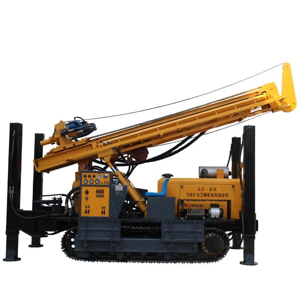Buy cheap China hot sale diesel engine driven DK600 Crawler type water well drilling rig from wholesalers