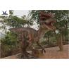 Buy cheap Giant Dilophosaurus Model Outdoor Dinosaur Yard Art Customize Color / Size from wholesalers
