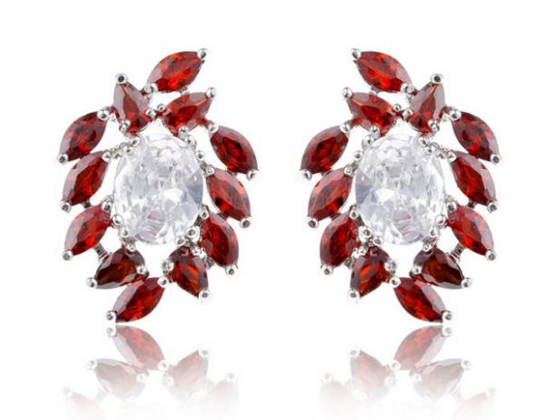 Buy cheap Zircon earrings handmade earrings inlaid boutique women from wholesalers