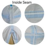 CE Certified Breathable Waterproof Disposable Microporous Coverall With Tape
