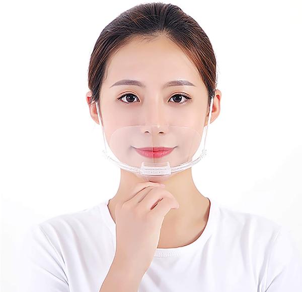 Buy cheap Spittle Prevention Transparent Plastic Face Mask For Dental from wholesalers