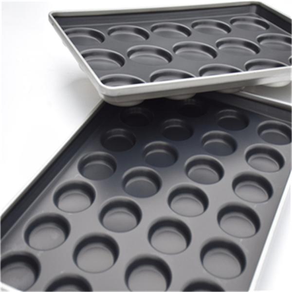 Buy cheap RK Bakeware China Foodservice 2.5 Inch Nonstick Mini Hamburger Bun Tray from wholesalers