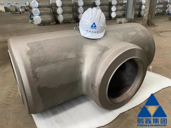 Buy cheap Alloy Steel A234 Equal Tee Pipe WP22 BW 20 Inch Sch 120 from wholesalers