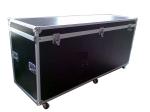 Custom facoty aluminum heavy duty Black Wooden Standard Rack Flight Case / 22U