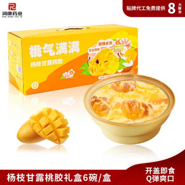 Buy cheap Cantonese Mango Pomelo Sago Peach Gum Dessert Chinese Sweet Soup FDA Approved from wholesalers
