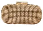 Trendy Pearl Bead Mesh Evening Bags Hard Case For Wedding Party
