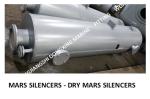 SUS304stainless stee carbon steel material marine muffler, marine spark
