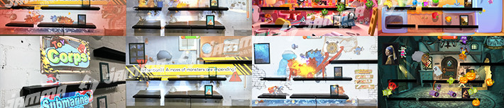 Crazy Magic Balls Projection Interactive Floor , Indoor Amusement Park Interactive Touch Projector