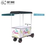 EQT Commercial Ice Cream Cart Electric Cargo Bike Scooter Freezer Tricycle for