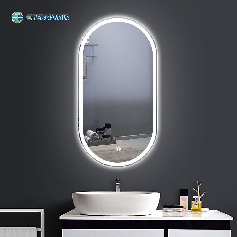 5mm Environmental Silver Mirror Round Shape LED Vanity Mirror for Smart Round Mirrors
