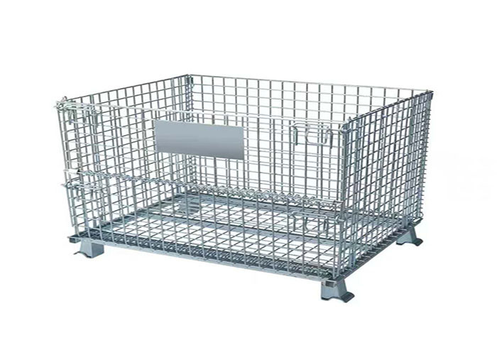 Stackable Anti Corrosion Wire Mesh Container 800mm Width