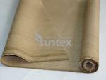Abrasion Resistant Vermiculite Coated Fiberglass Fabric For Removable Insulation
