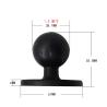 Buy cheap 61mm 0.05kgs Ball Adapter Mount , 1.5in Rubber Ball Mount from wholesalers