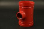 Easy Installation Grooved Tee Fittings Pressure Rating 362 PSI Grooved End