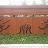 Buy cheap Custom 0.118 Inches Corten Steel Plates Modern Square Outdoor Wall Decor For Building from wholesalers