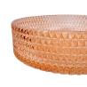 Buy cheap Diamond Round Wash Hand Basin Amber Color Glass Bowl Bathroom Sink from wholesalers