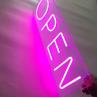 Buy cheap Brand Names Pink Bar Open Neon Sign 50000-80000 Hours Lifetime from wholesalers