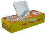 Medical Protective Disposable Apron, CPE APRON, with thumb loop, kitchen, dental