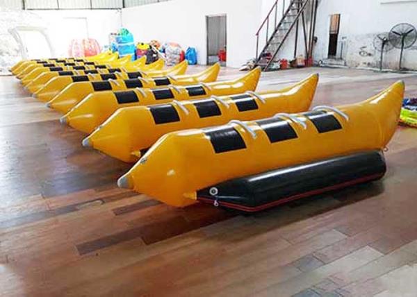 Buy cheap Banana Boat Inflatable 0.9mm PVC 3 Person Blow Up Water Toys For Lake And Sea from wholesalers