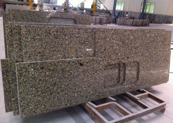 Buy cheap 100% Natural Granite Kitchen Countertops Bullnose Edge 2.75 G / Cm3 Density from wholesalers
