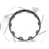 Buy cheap 19in Front Wheel Slotted Brake Disc 362*32mm Cast Iron Straight Line from wholesalers