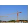 Buy cheap 8 Tons Potain Tower Crane QTZ80(6010) with 60M Jib length And 125X125X12 Welded Square from wholesalers
