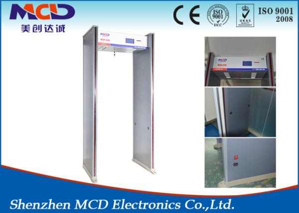 Buy cheap 6 Zone Door Portable Walk Through Metal Detector Gate For Security Inspection from wholesalers