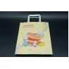 Buy cheap Custom Printed Your Own Logo Cardboard Packaging White Brown Kraft Gift Craft Shopping Bags With Handles from wholesalers