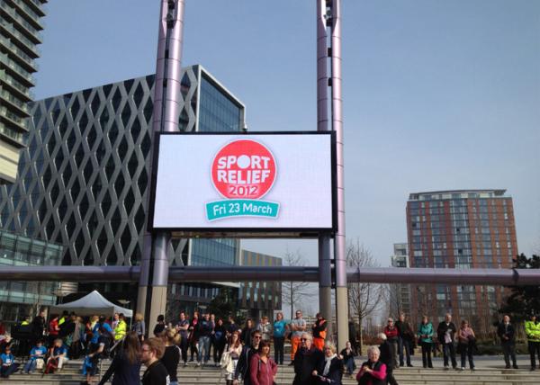 Outdoor Billboard Advertising Led Display Screen P8 With 6500 Cd / Sqm