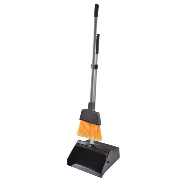 Buy cheap 29x27x91cm Long Handle Brush And Pan Set Plastic Aluminum Kitchen from wholesalers