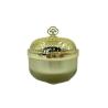 Buy cheap Golden Clear Plastic Cosmetic Containers Luxury Cream Jar 5g 15g Round Metallized from wholesalers