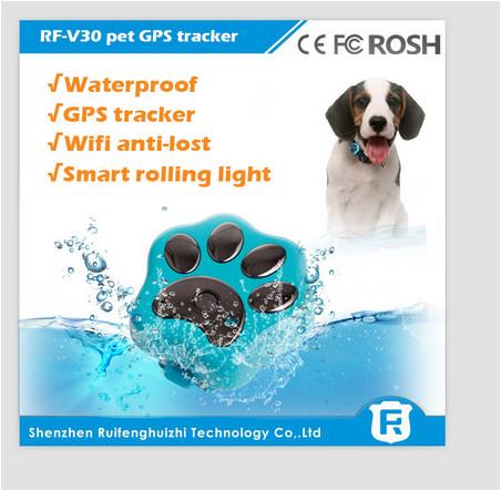 Buy cheap small waterproof gps pet tracker/gps gsm gprs dog tracker rf-v30 from wholesalers
