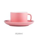 Colorful thick body new cappuccino cup and saucers ceramic coffee cup saucer