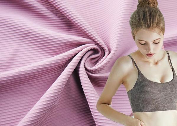 Buy cheap Polyamide Ribbed Nylon Spandex Fabric Striated Yoga Leggings from wholesalers