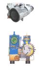 Rotary Vane Vacuum Pump Set Two Stage 11.5KW High Pumping Speed 300L/S