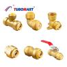 Buy cheap Hydronic Heating PN10 PN16 Pex Push Fittings Nickel Plated Push To Connect Fittings from wholesalers