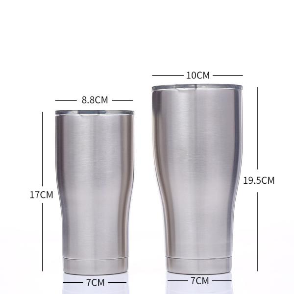 Buy cheap 600ml 900ml Stainless Steel Insulated Tumbler 20oz Safe Drinking Beer Mug from wholesalers
