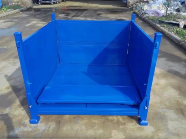 Buy cheap Manufacturer Steel Powder Coated Collapsible Storage Box Pallet from wholesalers