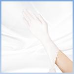 Heavy Duty Nitrile Disposable Gloves White For Construction Industry