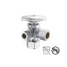 Buy cheap 15mm Solder Brass 3 Way Angle Stop Valve 1/2 Inch Female / Male Thread from wholesalers