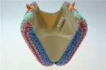 Pretty Weave Women Evening Clutch Bags Multicolored Handmade For Dress