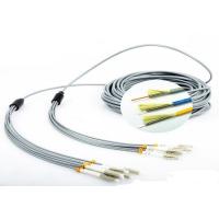 Buy cheap FO Sensor 6 Core Multimode Fiber Optic Cable , Gray LC - LC Fiber Optic Armored product