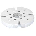 Buy cheap Cast Iron CNC Turning Service Iron Chuck Body Short Cylindrical Center Mounting from wholesalers