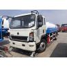Buy cheap 8CBM Water Bowser Truck , 4 X 2 HOWO Water Tank Truck For Warm Water Delivery from wholesalers