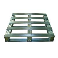 Buy cheap Re - Usable Residual Galvanized Metal Pallets Durable For Industrial Storage product