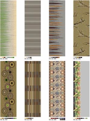 China factory printed Axminster material Hallway carpet for hotel