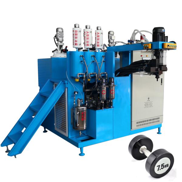 Buy cheap PU Dumbbell Shape Wheel 30L Polyurethane Casting Machine from wholesalers