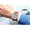 Buy cheap KINYUED Tourbillon mechanical movement waterproof wrist watches one year warranty from wholesalers